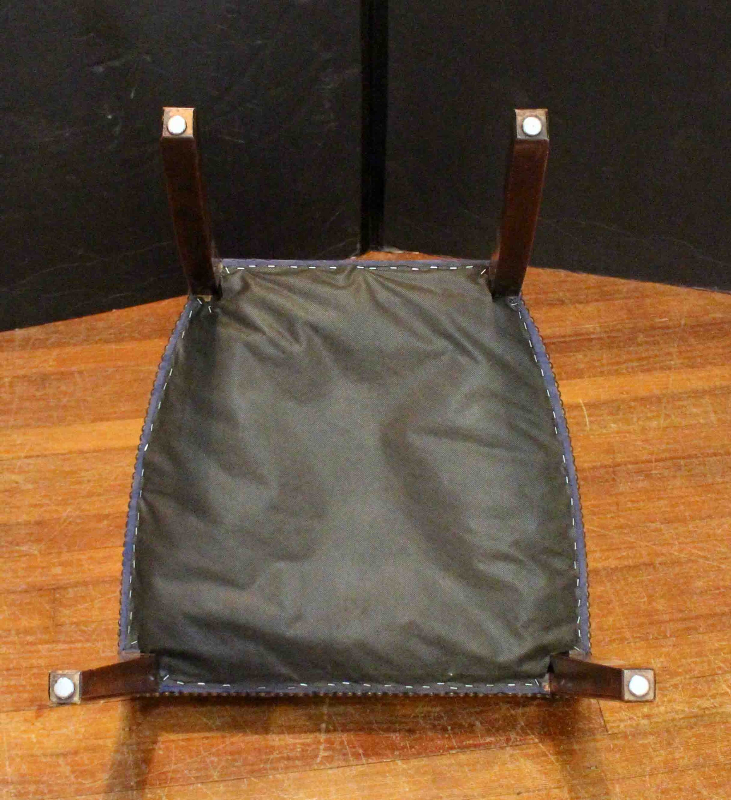 WC-1470z: c. 1920 Georgian Style Set of Four Upholstered Side Chairs - Image 6