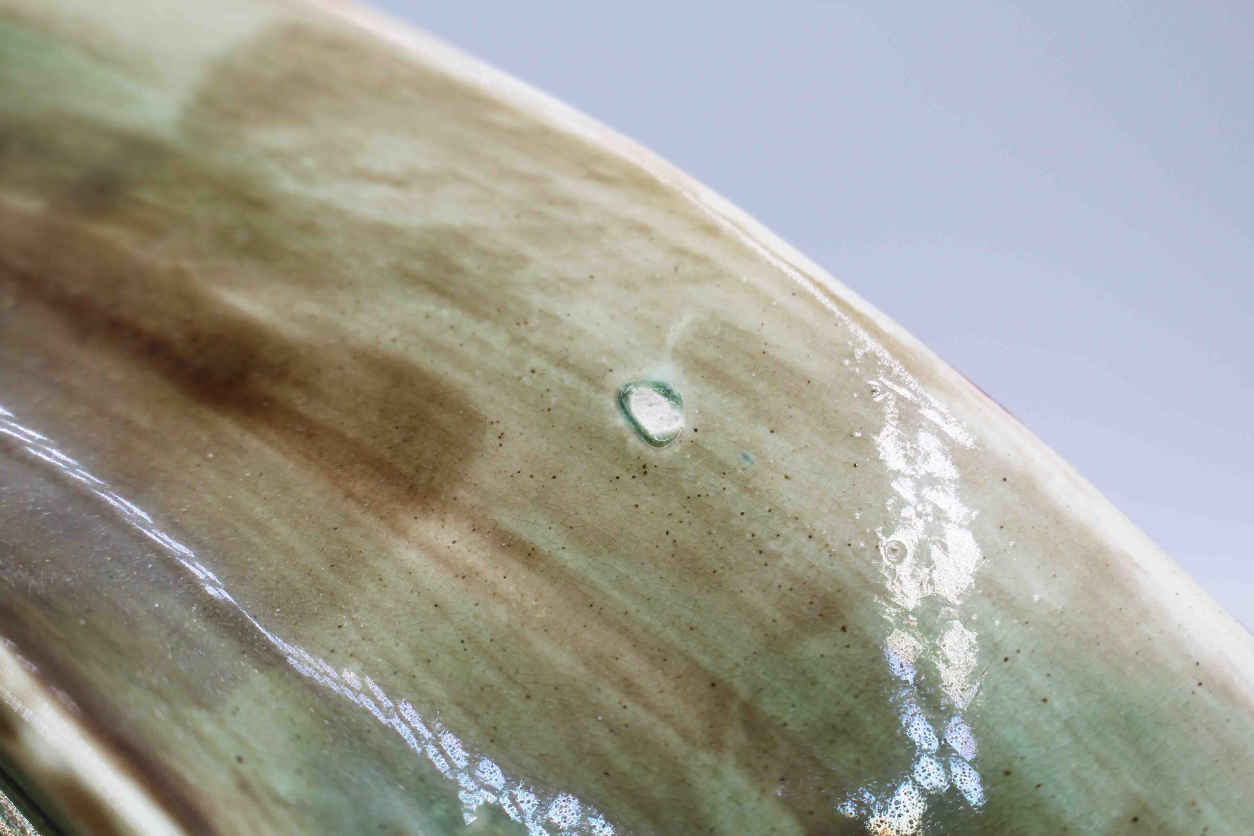 WCI-9146z: C.1880 English Majolica Large Begonia Leaf Platter with Deep Root Rim - Image 5