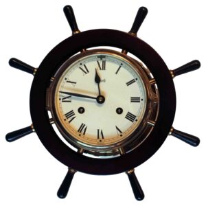 WCK-219z: Mid-20th Century German Ship's Clock By Schatz