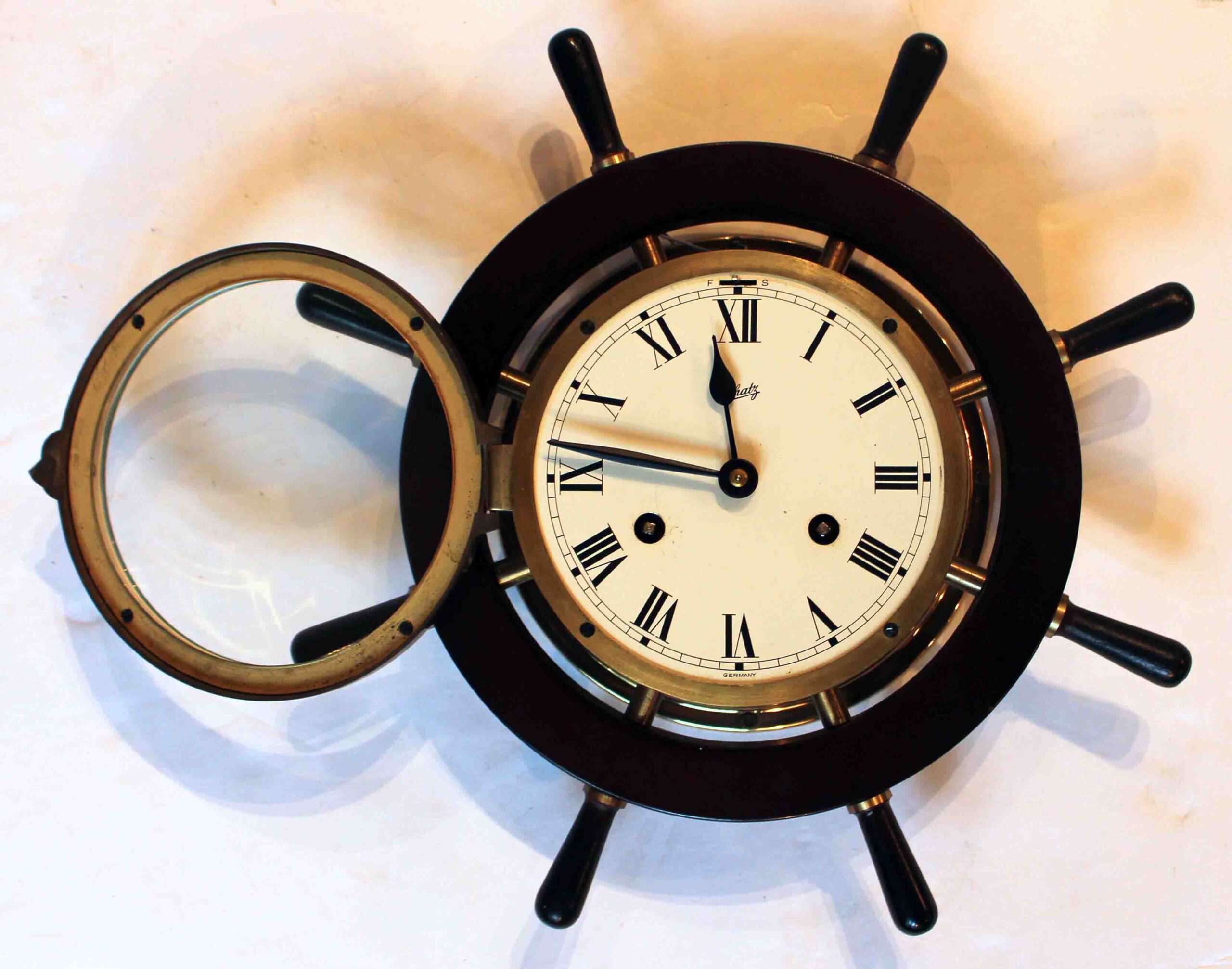 WCK-219z: Mid-20th Century German Ship's Clock By Schatz - Image 5