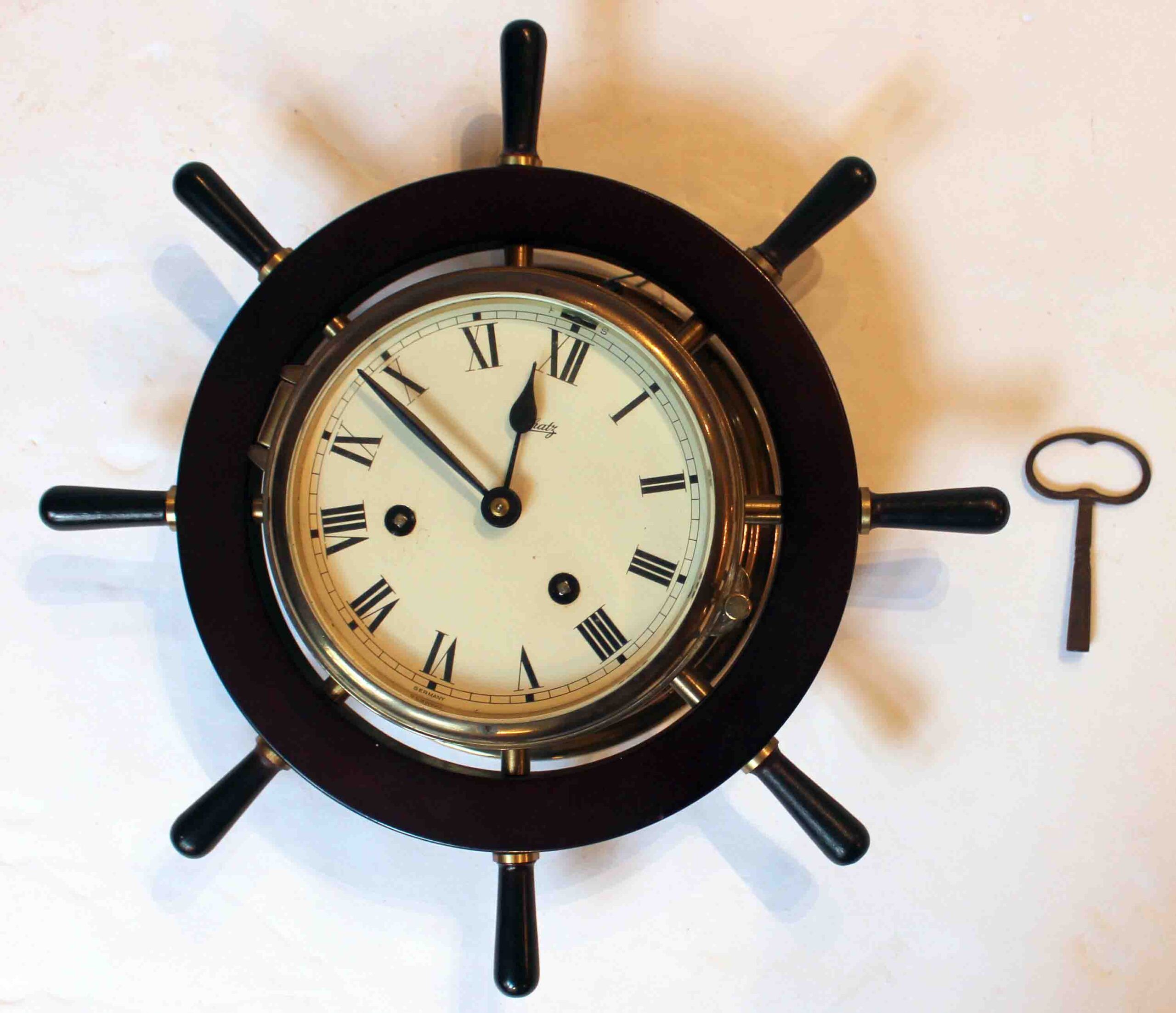 WCK-219z: Mid-20th Century German Ship's Clock By Schatz - Image 2