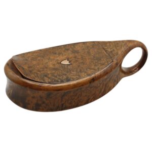 WCO-2498z: Circa 1800 Scottish Roman Lamp Form Maplewood Snuff Box