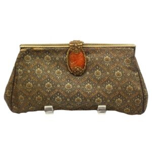 WCO-3548z: Circa 1930s French Silk Brocade Clutch