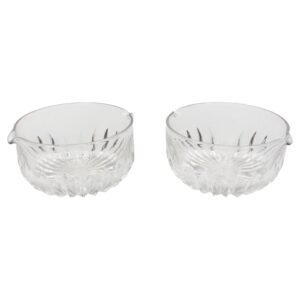 WG-2945z: Mid-19th Century Anglo-Irish Pair of Glass Wine Rinsers