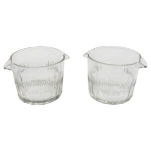 WG-2946z: Circa 1790-1810 George III Period Ango-Irish Pair of Glass Wine Rinsers