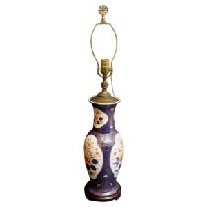WL-1533z: Circa 1900-1920 Japanese Vase Mounted as a Lamp