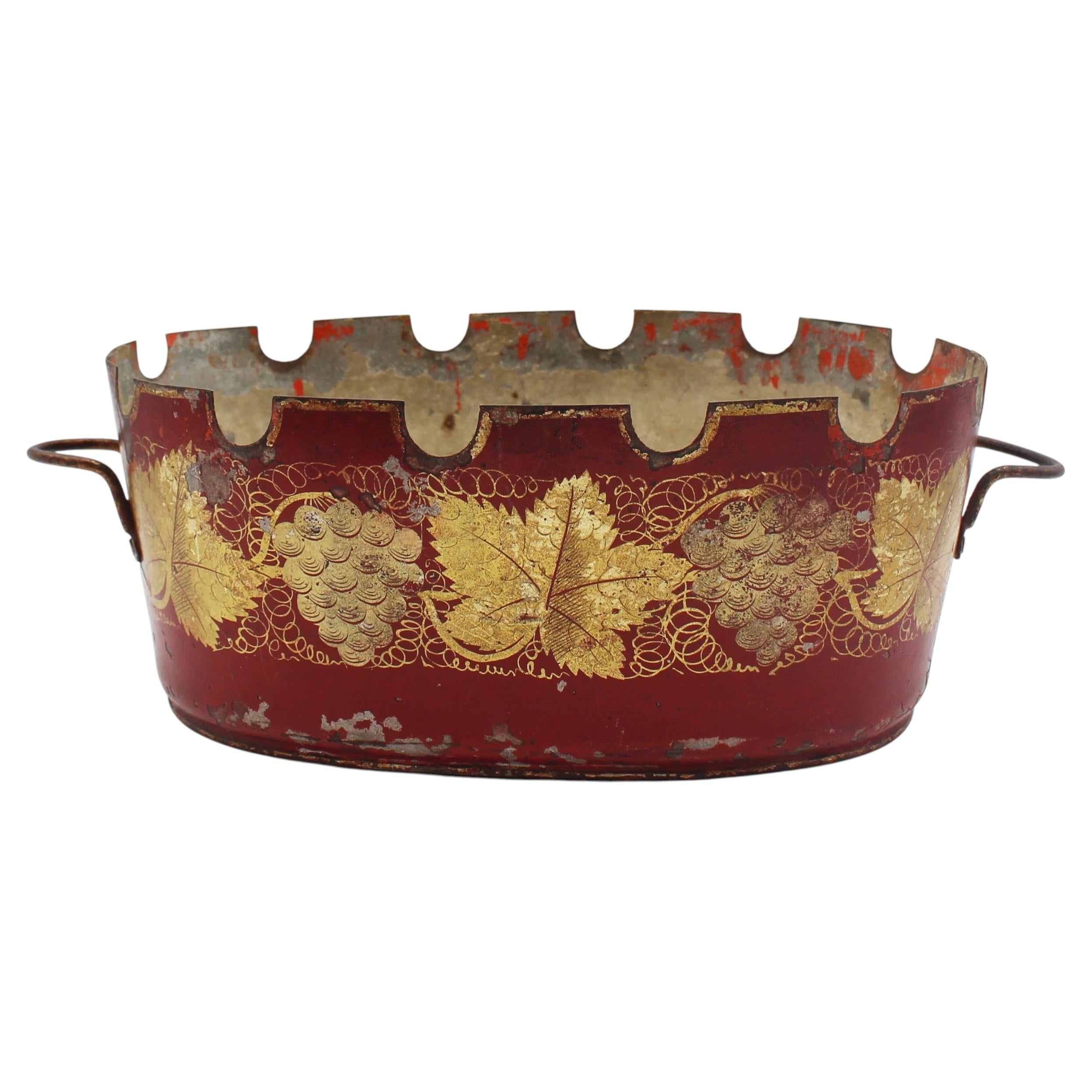 WMI-3824az: Circa 1810-1820 French Empire Tole Monteith