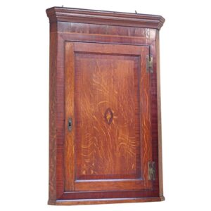 WFO-2671: Circa 1830 Georgian Hanging Corner Cabinet