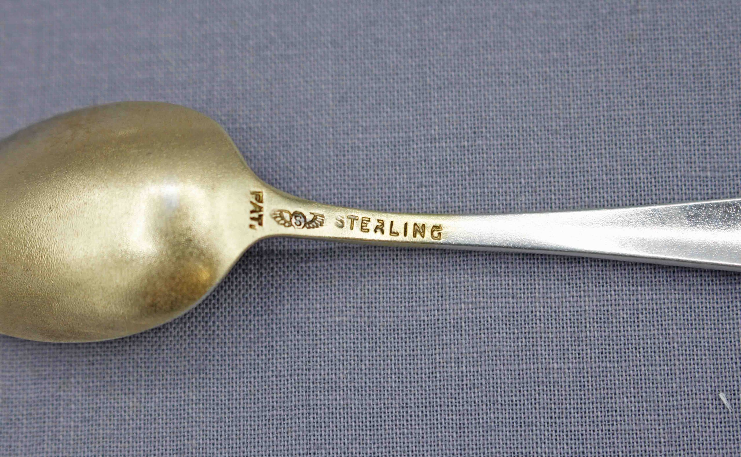 WSI-10301z: Circa 1900 Set of 6 Demitasse Spoons by Shiebler - Image 4