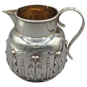 WSI-10302z: 1888 Sterling Silver Milk Jug Retailed by Mappin Bros