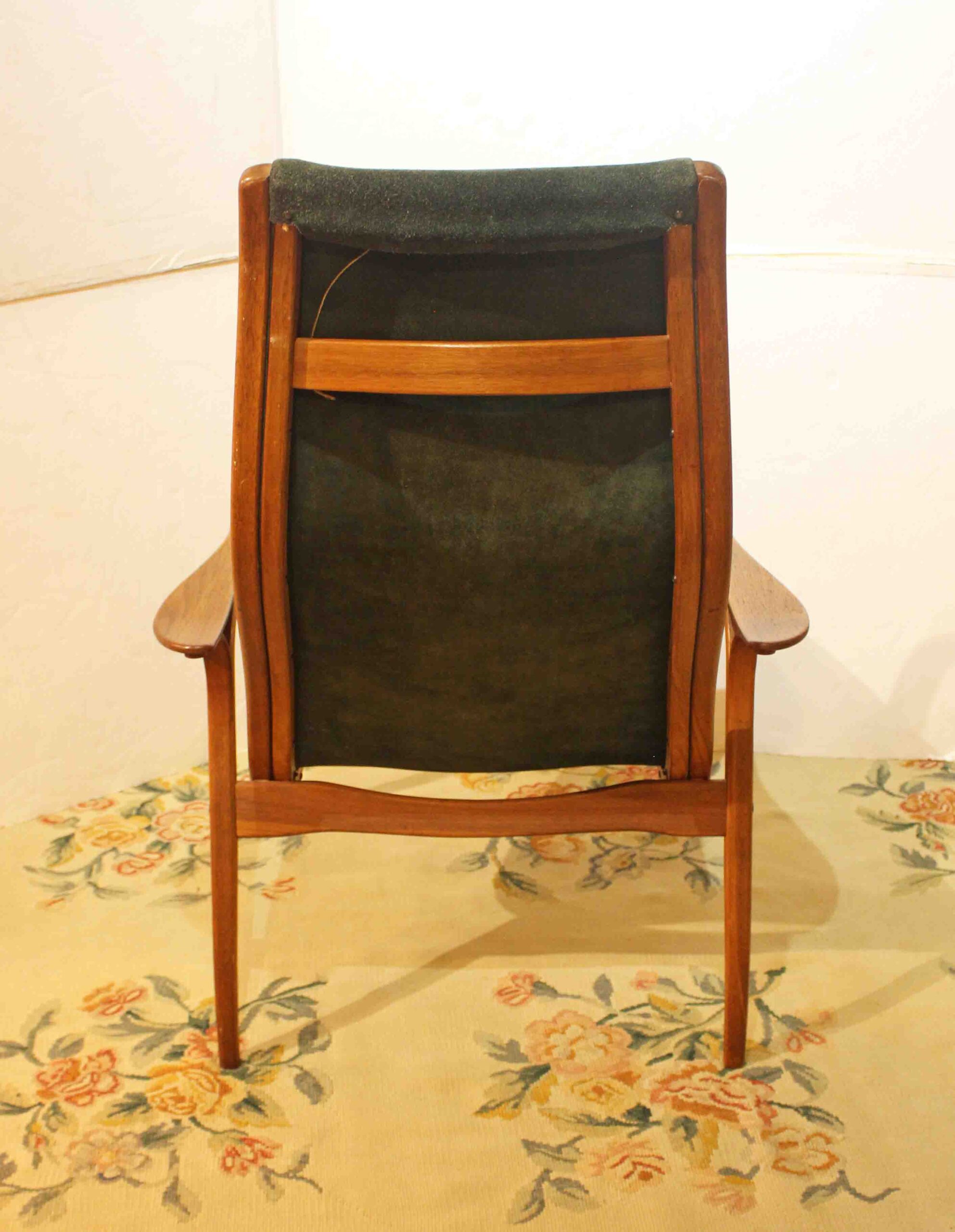WC-1463z: Circa 1960s Pair of Swedish Mid Century Modern Lamino Easy Chairs - Image 4