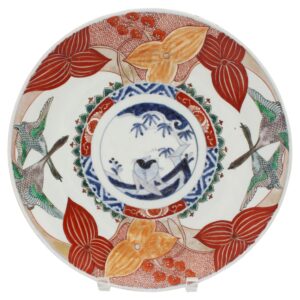 WCI-9150z: Circa 1860-80 Meiji Period Japanese Imari Porcelain Chop Plate