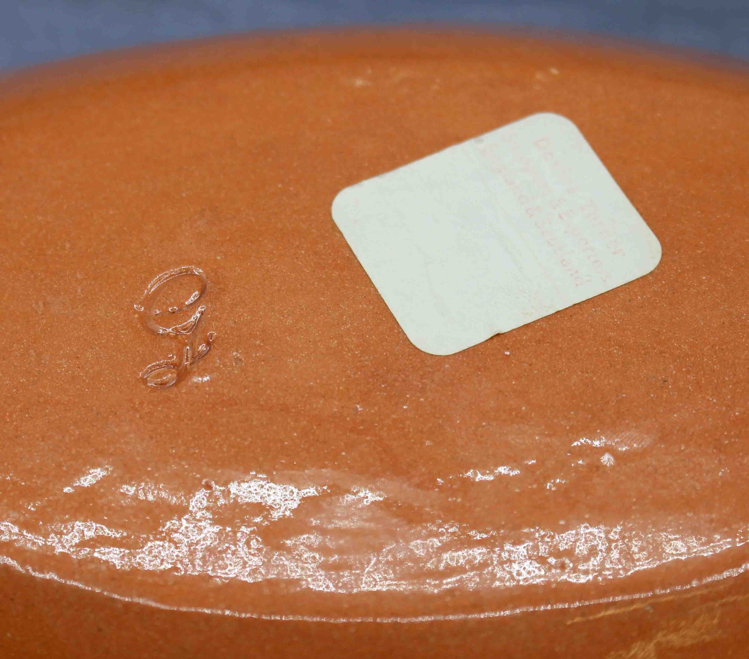 WCI-9182z: c. 1830 Italian Giustiniani Terracotta Dish - Image 3
