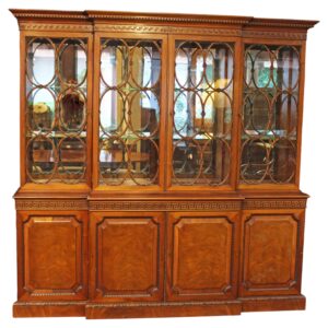 WOF-2673z: Early 20th Century English Georgian Style Breakfront
