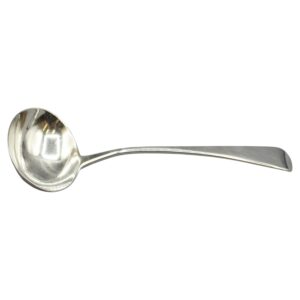 WSI-10409z: 1795 English Sterling Silver Old English Gravy Ladle by William Eley