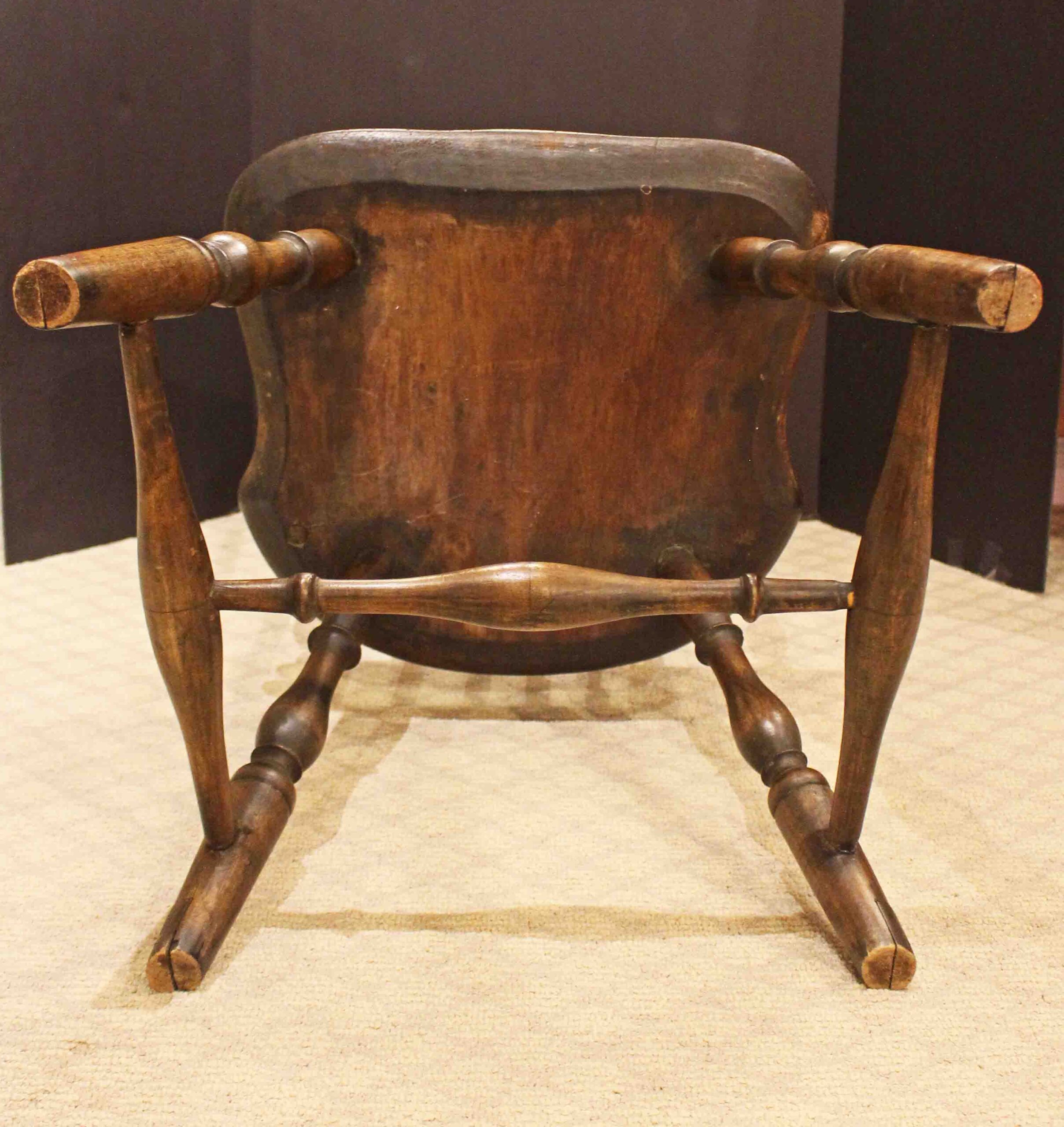 WC-1477z: Early 19th Century American Small Fan Back Windsor Side Chair - Image 5