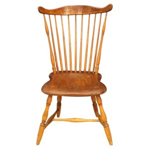 WC-1480z: Early 19th Century American Fan Back Windsor Side Chair