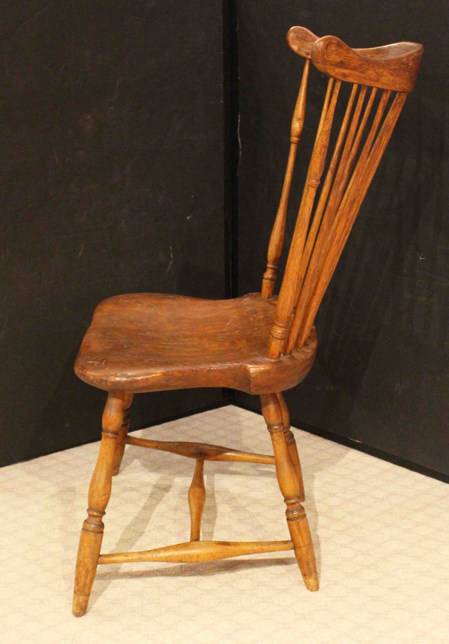 WC-1480z: Early 19th Century American Fan Back Windsor Side Chair - Image 2